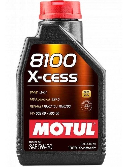 108944 X-cess 8100 5W30 1л MOTUL Масло моторное